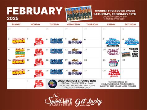 spirit lake casino buffet menu.